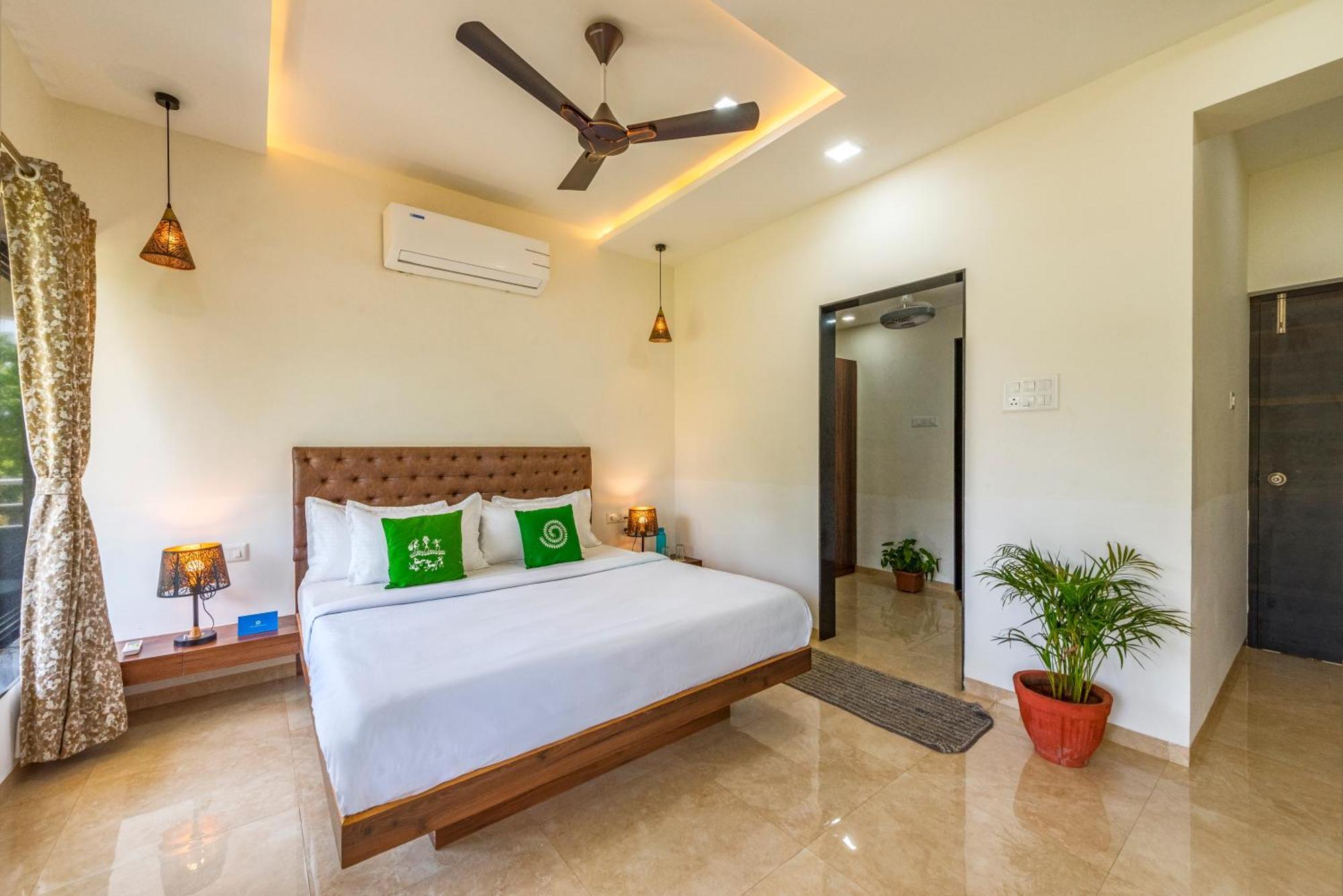 Saffronstays Lakeview Nivara - Farm Stay Villa With Private Pool Near Pune Exterior photo